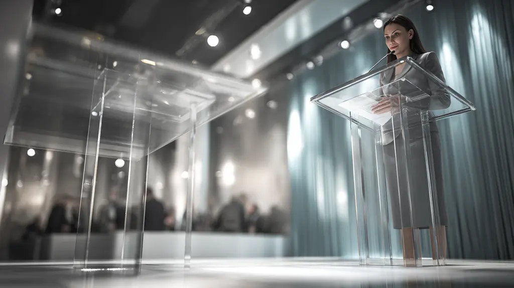 Fábrica De Púlpito De Acrílico??